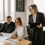 people having a meeting