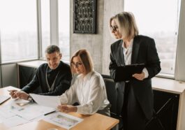 people having a meeting